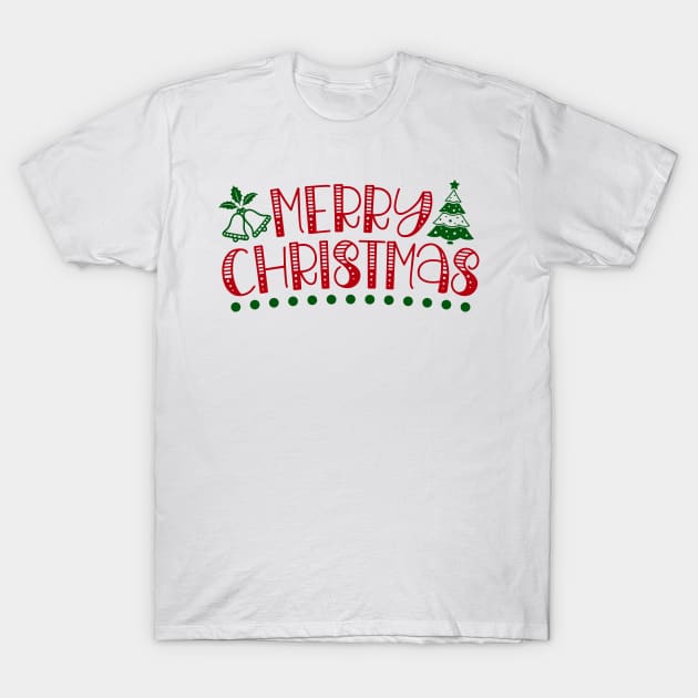 Merry Christmas T-Shirt by Ombre Dreams